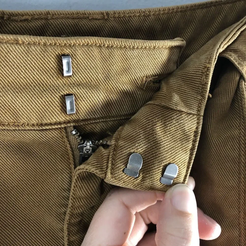 White House Black Market Sz 6 Cargo Pants High‎ Rise Straight Ankle Bronze Brown